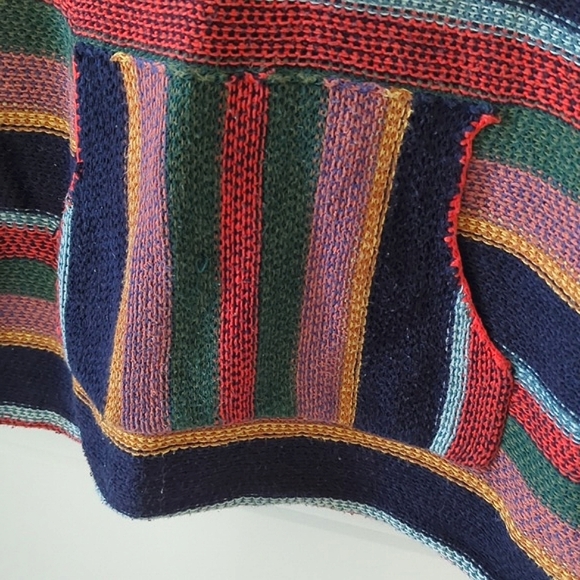 American Eagle Hooded Striped Sweater - Picture 4 of 5